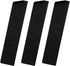XYJ 3pcs/set Safety Knife Sheath Sleeves,Universal Knife Edge Guards For 10'' Kitchen Knife,Black ABS Knife Cover Case,Blade Guard Protectors,Chef...
