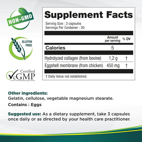 Genacol Collagen & Natural Eggshell Membrane | Achieve Rapid Joint Relief in as little than Just 5 Days| Patented hydrolyzed collagen joint suppor...