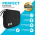 Electronics Charger Organizer - Travel Cable Case for Cords, Chargers, and Tech Accessories...