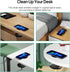 KPON Invisible Wireless Charger,30mm Under Desk Charger Mat, Furniture Table Nightstand Desktop Charging Station for iPhone 15/14/13/12/11//Samsun...