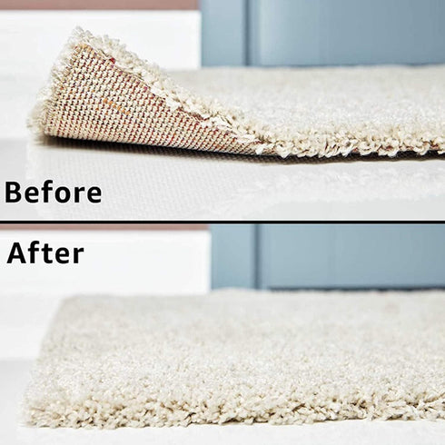 Ledgebay Rug Pad Grippers for Area Rugs Pack of 25 Reusable, No Skid, Washable, Anti-Slip Pads, Rug Gripper for Hardwood Floors and Tile with Doub...