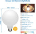 2 pack G40/G125 Globe LED Bulb, Warm White 2700K Dimmable LED Globe Bulb, 5W Equivalent 40W LED Globe Light Bulbs, CRI 90+, Milky Glass, LED Bulb ...