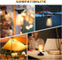 Replacement Solar Light Tops-Solar Light Bulbs for Outside-Solar Lanterns Outdoor Waterproof 2 Pack,One Thing, Three Uses, Multifunctional Size Co...