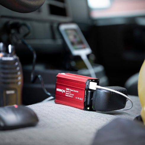 Hebron 150w Car Power Inverter – Portable 12V DC to 110V AC Charger – Cigarette Lighter Adapter – 2 USB Ports and 1 US AC Outlet......