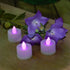 LumaBase Battery Operated Tea Light Candles, Pink - Set of 12...