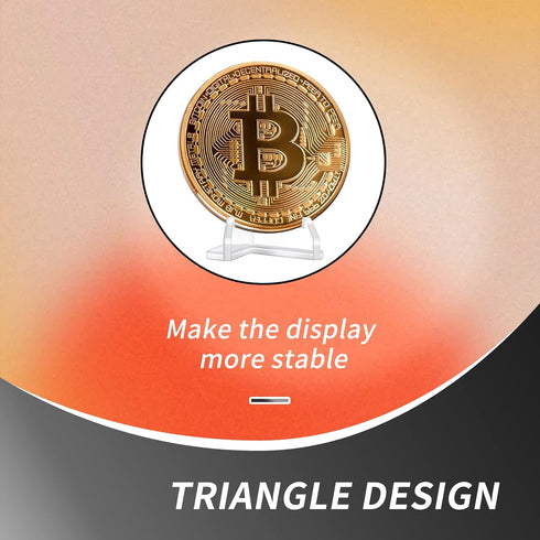 10Pcs Acrylic Card Stands for Sports Cards Mini Easel Holder Baseball Sports Trading Graded Card Stand for Displaying Pocket Graded Card Coin Disp...