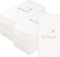 Guest Hand Towels - Disposable Hand Towels with Decorative Be Our Guest Housewarming Message for Bathroom - White Airlaid Paper Hand Towels Singul...