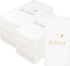 Guest Hand Towels - Disposable Hand Towels with Decorative Be Our Guest Housewarming Message for Bathroom - White Airlaid Paper Hand Towels Singul...