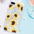 iPhone 7 Plus Case, iPhone 8 Plus Glitter Floral Case Flower Bling Sparkle Floating Liquid Soft TPU Cushion Luxury Case for Girls Women Cute Case ...