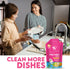Home Liquid Dish Soap Refills, Ultra Grease Fighting Power, Prevent Scale Formation & Stubborn Stain, Formulated with Lemon & Green Tea Extracts, ...