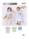 New Look Easy Babies' Dress, Shorts, and Pull-Over Top Sewing Pattern Kit, Code N6725, Sizes NB-S-M-L, Multicolor...