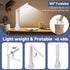 2-in-1 LED Desk Lamp Base with Flashlight for Home Office, Rechargeable, 3 Lighting Modes, Foldable & Portable Light, Cordless Table Bedside lamps...