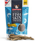 SKIPPER'S Cod Fish Skin Twists Dog Chews - 100% Fish Skin Grain Free Treats for Dogs, High in Protein & Low in Fat, Essential Omega 3 Oils | Great...