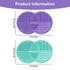 2 Pcs Silicone Make Up Brush Cleaning Mat, Makeup Brush Cleaner Mats, Portable Washing Tool with Suction Cup for Makeup Cosmetic Brushes...