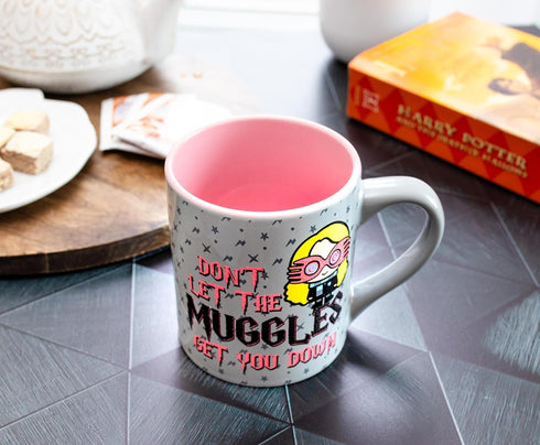 Silver Buffalo Harry Potter Don't Let the Muggles Get You Down Ceramic Mug, 14 Ounces...
