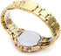 Top Plaza Unisex Gold Fashion Womens Mens Crystal Accented Analog Quartz Bracelet Watch...