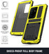 Galaxy S22 Ultra Rugged case,Metal Bumper Built-in Screen Protector&Stand,Waterproof, dustproof and Drop-Proof,Heavy Duty Rugged Military Cover (Y...