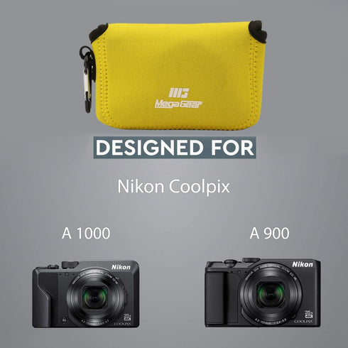 MegaGear Nikon Coolpix A1000, A900 Ultra Light Neoprene Camera Case...