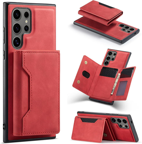 Asuwish Phone Case for Samsung Galaxy S24 Ultra 5G Wallet Cover with Credit Card Holder Slot Stand Leather Cell Accessories S24Ultra 24S S 24 24Ul...