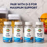 KAL Calcium Citrate 1000mg, Calcium Supplements for Women and Men, Bone Health, Teeth, Nervous, Muscular & Cardiovascular System Support, Gluten F...