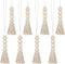 Garneck Wood Bead Garland,Farmhouse Tassels Beads, Rustic Country Decor Prayer Beads for Home Door Knob Christmas Decoration (1 Pack) (1pack) (8pa...