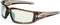 Honeywell Uvex Ademco Hypershock Safety Glasses, Brown Frame with SCT-Reflect 50 Lens & Anti-Scratch Hardcoat (S2963)...