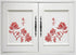 Stencils for Walls: Magnolia Stencil, 8.5 x 8.5 inch (M) - Classic Flower Floral Ancient Tree Stencils for Painting Template...