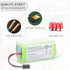 3400mah Li-ion Battery for Eufy RoboVac 11 11S 30 15C 15T 12 35C, for Ecovacs Deebot N79S N79S N95 DN622, for Hybrid G30 G20 R500 R450, for Goovi ...