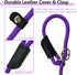 3Pcs Slip Lead Dog Leash, 5 FT Dog Training Leash with Standard Padded Handle, Strong Nylon Dog Slip Lead for Training Running and Walking...