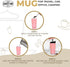 Portable French Press Travel Mug (15oz) - Stainless Steel & Double Wall Vacuum Pink Coffee Maker – Single Serve French Press for Travel, Home, Off...