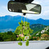 Crochet Hanging Plant for Car Cute Crochet Hanging Basket Flower Ornament Accessories Rearview Mirrior Handmade Knitted Lovers Gifts (Pink Petal)...