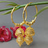 Efulgenz Indian Earrings for Women Indian Hoop Earrings Indian Jhumka Earrings Set Indian Jewelry Traditional Gold Tone Hoop Jhumka Jhumki Dangle ...