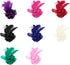Women's Fascinator Feather Flower Pin Brooch Corsage Bridal Hairband Derby Hat Cocktail Party Wedding (A1 Purple)...