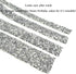 Hahiyo Crystal Rhinestone Ribbon Heat Glue Bling Wrap Sparkles 1 Yard 1cm 1.5 cm 2cm 3cm Ironing Stick 4 PCS Multi-Function for Mirror Jewelry Box...