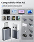 USB to USB C Adapter 4 Pack,?2*Type C Female to A Male Charger Converter?&?2*USB C Male to USB Female?OTG Adapter for iPhone 15 Pro Max 14 13 12,A...