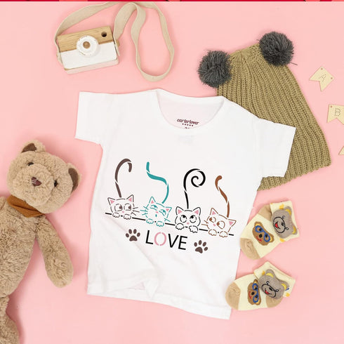 FINGERINSPIRE Cat Stencils 11.7x8.3 inch Love Cat Pattern Stencil Reusable Cat Stencil Cat Paw StencilsCat Theme Painting Template Pet Friend Anim...