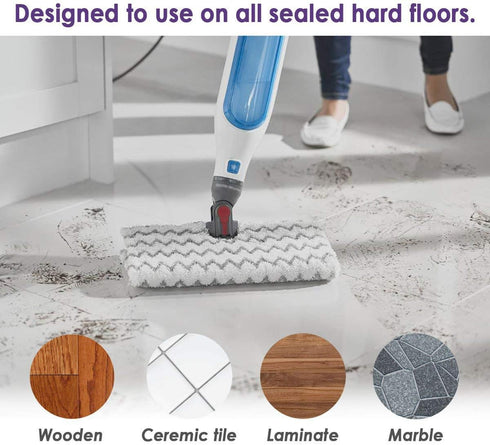 ConPus 2 Pack Replacement Steam Mop Pads for Shark Lift-Away Pro Steam Pocket Mop S3973 S3973D S3973WM & Genius Steam Pocket Mop S5002Q S5003A S50...