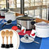 3 Pieces Golden Spoon Award Trophies Set Chili Cook Off Wood Spoon Prizes Wooden Laser Engraved Wooden Spoon with Wooden Trophy Base Cooking Bakin...