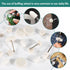 Sukh 145PCS Wool Felt Polishing Pad - Felt Buffing Pad Wool Polishing Bits Felt Polishing Buffing Wheel Polishing Buffing Wheel for Polishing Kit ...