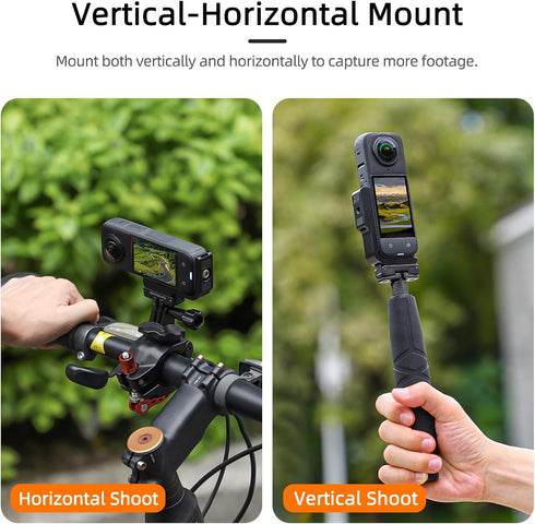 360 X4 L-Type Vertical-Horizontal Mount with Magnetic Adapter for Insta360 X4 Quick Release Mount Adapter...