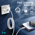 Magnetic Charging Cable,(6FT) Super Organized Charging Magnetic Absorption Nano Data Cable for Phone 14 pro max/13/12/11/XS/XS Max/XR/X/8/8 Plus/7...