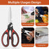 Kitchen Scissors,Heavy duty Food scissors,Multipurpose Stainless Steel Food Scissors for Poultry,Fish, Meat, Vegetables Herbs, Bones, Dishwasher S...