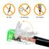 Lever Nuts Splicing Connector?for Solid and Stranded Conductors?3 Conductor with Operating levers?AWG 12-24 Transparent Housing Wire Connectors- P...