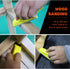 POLIWELL Micro Sanding Tools 3.5” x 1” Detail Sander for Small Projects, Mini Handle Sander Kit+ Sandpaper 40 80 120 180 240 400 600 Grit for Craf...
