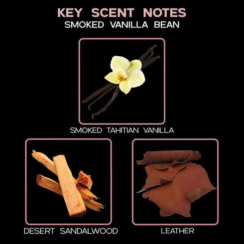 LOVSPA Reed Diffuser Set, Smoked Vanilla Scented Oil Diffuser with Sticks, Home Fragrance Accessories for Bathroom Shelf Decor, Aroma Diffusers fo...