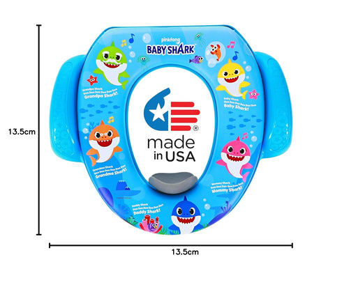 Nickelodeon Baby Shark "Sharktastic" Soft Potty Training Seat - Soft Cushion, Baby Potty Training, Safe, Easy to Clean...