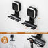 LEVERLOC Suction Razor Holder for Shower 2 Pack, Vacuum Suction Razor Hooks for Bathroom, Towel, Razor Hanger for Shower Wall, Removable, Waterpro...