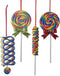 Glitter Lollipop Ornaments, 4 Assorted, Christmas...