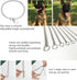 Chain Dog Collar, Heavy Duty Stainless Steel Metal Link Collars, Dog Silp Collars for Training Walking, Waterproof Chewy, Metal Chain Collar for D...