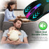 HOTLIFE Wireless Bluetooth Mouse, LED Rechargeable Slient Mouse with Dual Modes (Bluetooth 5.1+USB C/Type-c) 2.4GHz Computer Bluetooth Mouse for L...